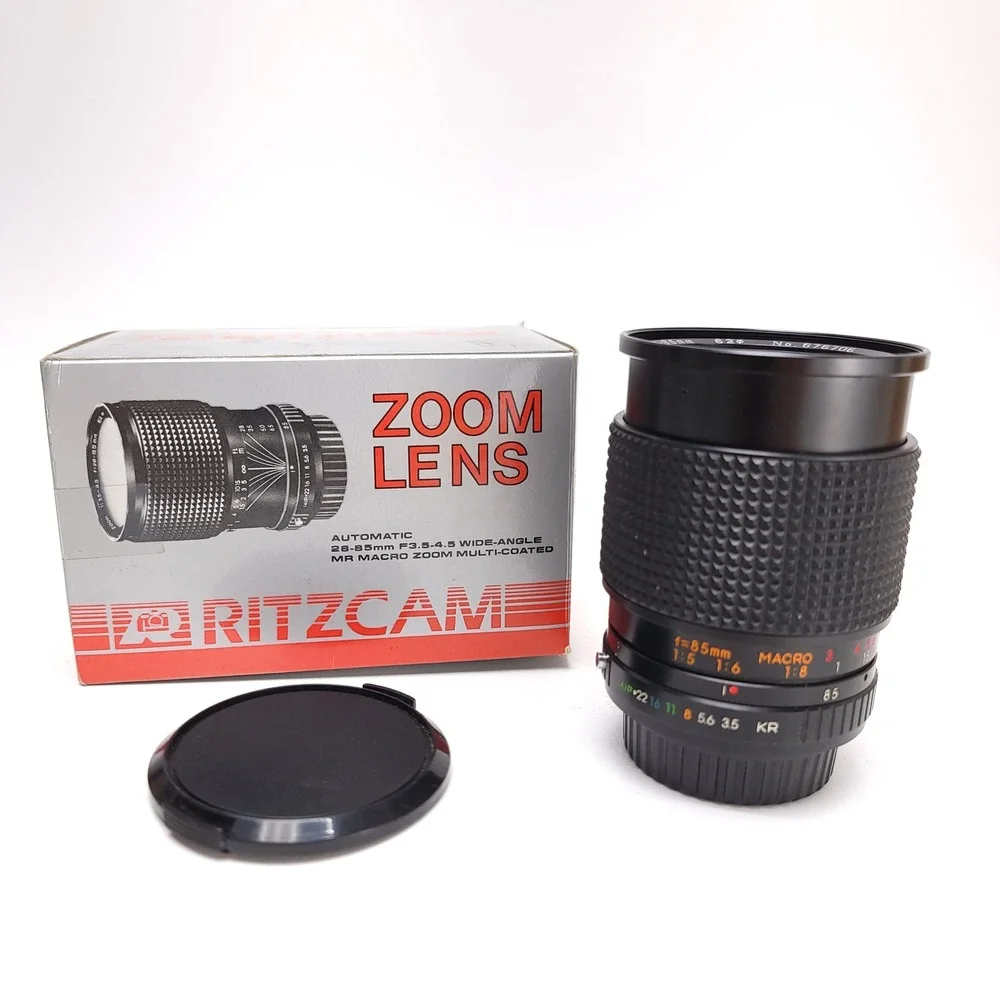 Ritzcam 28-85mm f3.5-4.5 MC Auto Zoom Macro Lens for Pentax KR with Box